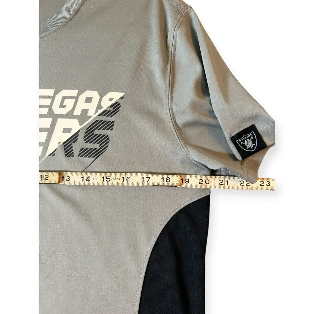 NFL Team Apparel Las Vegas Raiders SS T-Shirt, Men's Medium